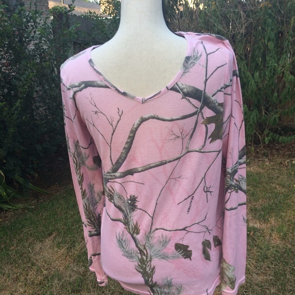 Magellan Sz L Women T-Shirt Realtree